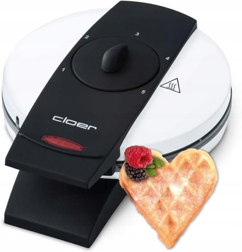 Gofrownica Cloer 1621 biały/czarny 930W