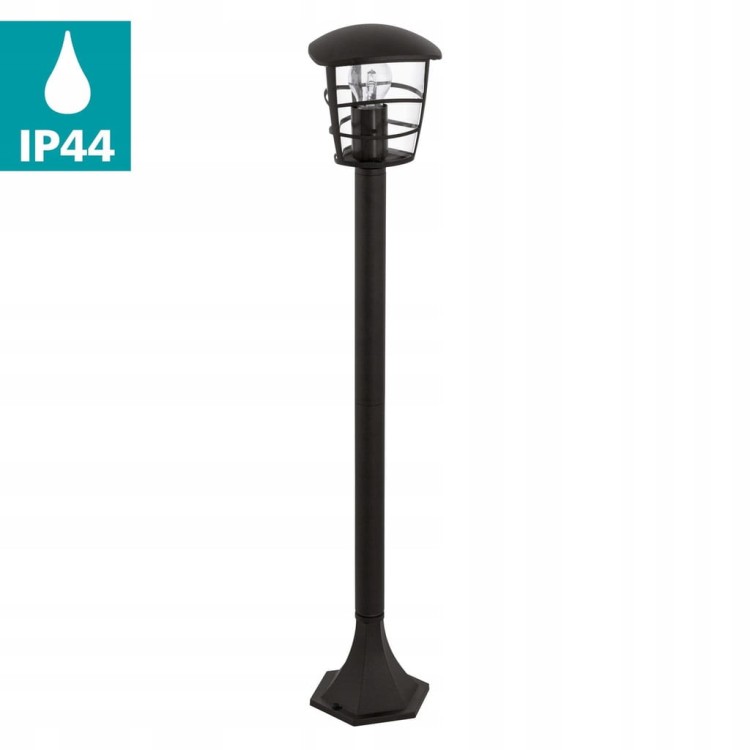 Słupek oświetleniowy Eglo ALORIA 93408 E27 94 cm czarny