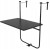 Stolik balkonowy do zawieszenia, metalowy, 62 x 60 cm, czarny Outsunny