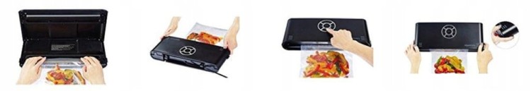 Próżniowa pakowarka żywności Amazon Basic VS2320 czarny