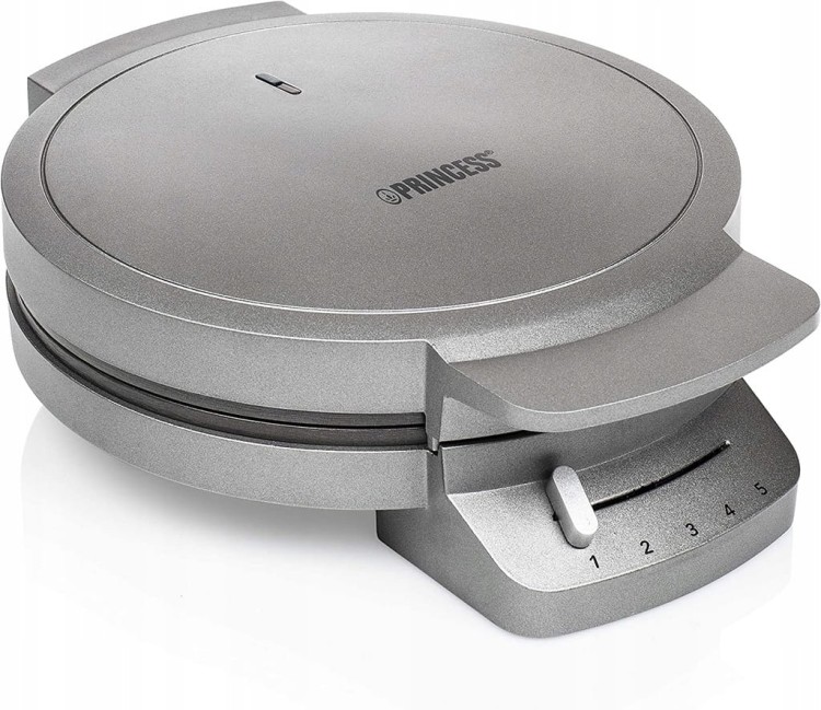 Gofrownica Princess Waffle Iron Deluxe 1200W srebrny/szary