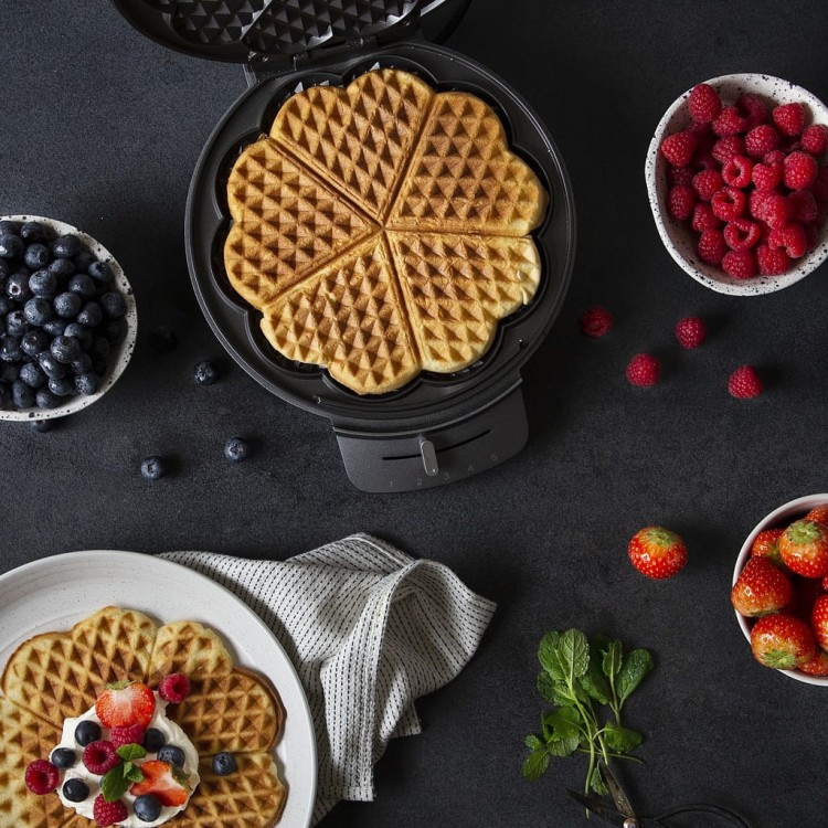 Gofrownica Princess Waffle Iron Deluxe 1200W srebrny/szary
