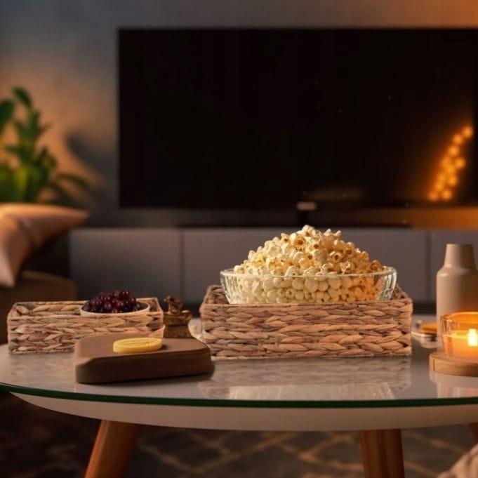 Relaxdays Zestaw 3 tac kuchennych, koszyczków łazienkowych