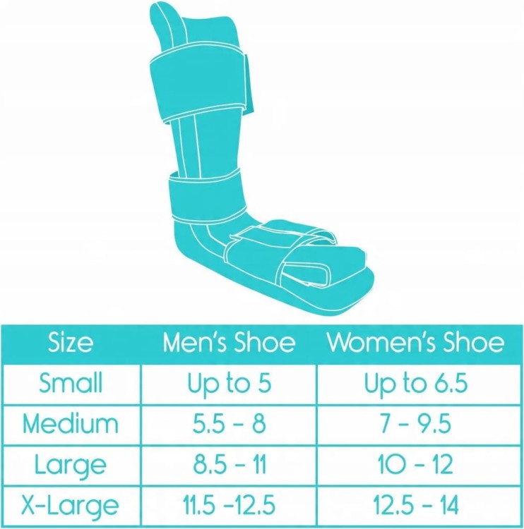 Vive Health szyna nocna but SUP1037XL szary