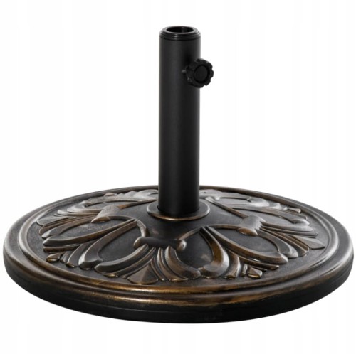 Stojak na parasol, podstawa antyk 13kg Ø35/Ø38/Ø48 mm Outsunny