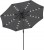 Parasol z oświetleniem solarnym LED szary 270 x 241 cm Songmics
