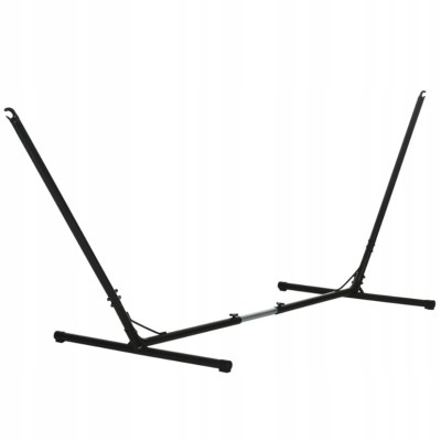 Stojak do hamaka, metalowy, regulowana długość 313-388 cm Outsunny