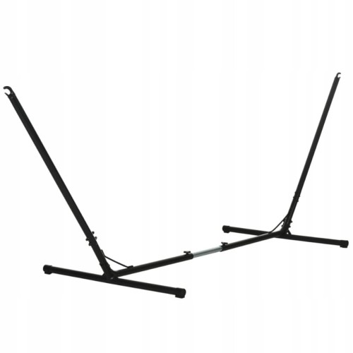 Stojak do hamaka, metalowy, regulowana długość 313-388 cm Outsunny