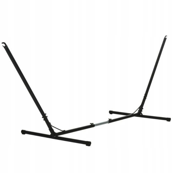 Stojak do hamaka, metalowy, regulowana długość 313-388 cm Outsunny