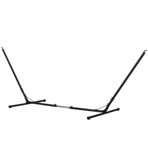 Stojak do hamaka, metalowy, regulowana długość 313-388 cm Outsunny