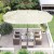 Podwójny parasol ogrodowy 460 x 270 cm UPF 50+, z korbą, beżowy SONGMICS