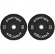 Ciężarek, obciążenie 1 x 20 kg, Standard Olimpijski, Guma, Czarny SPORTNOW