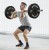 Ciężarek, obciążenie 1 x 20 kg, Standard Olimpijski, Guma, Czarny SPORTNOW