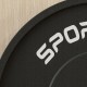 Ciężarek, obciążenie 1 x 20 kg, Standard Olimpijski, Guma, Czarny SPORTNOW