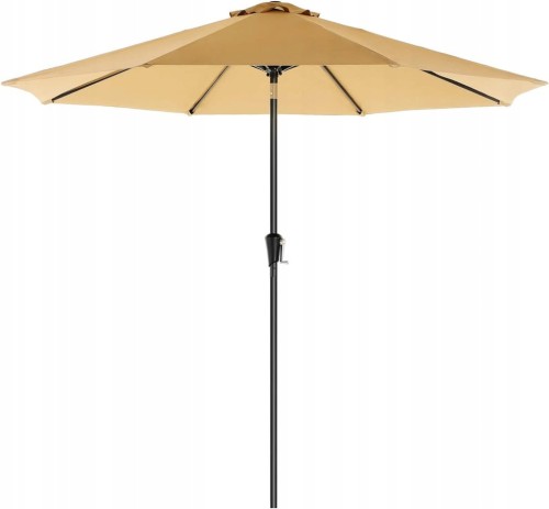 Parasol klasyczny odcienie beżu i brązu 300 x 240 cm Songmics