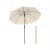 Parasol ogrodowy, plażowy z pokrowcem, 200 cm beżowy SONGMICS