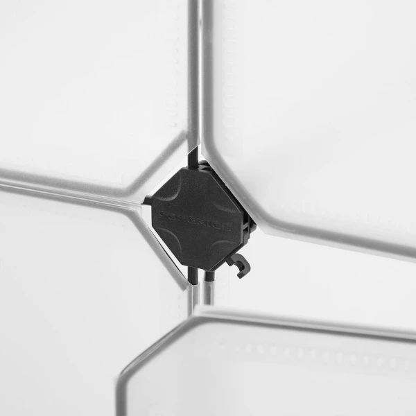 Regał modułowy, system 12 kostek, 93 x 31 x 123 cm, biały SONGMICS