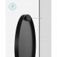 Okrągłe lustro ścienne Ø 61 cm SONGMICS czarne, aluminiowa rama