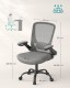 Fotel biurowy ergonomiczny z podparciem lędźwiowym SONGMICS szary