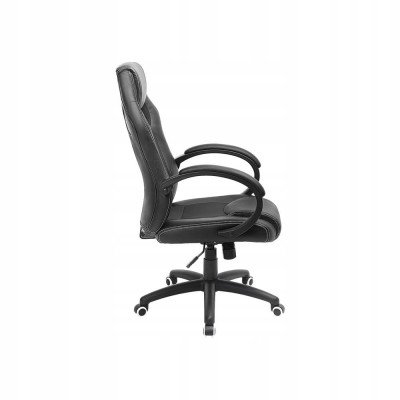 Fotel biurowy SONGMICS ergonomiczny, obrotowy, czarny