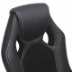 Fotel biurowy SONGMICS ergonomiczny, obrotowy, czarny