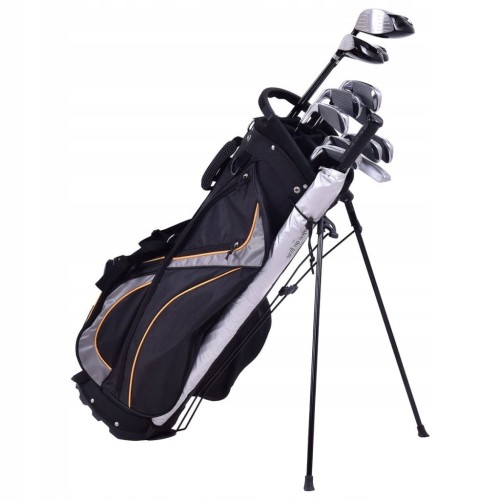 Torba golfowa z podpórką COSTWAY lekka torba na kije golfowe, 8 przegród