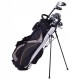 Torba golfowa z podpórką COSTWAY lekka torba na kije golfowe, 8 przegród