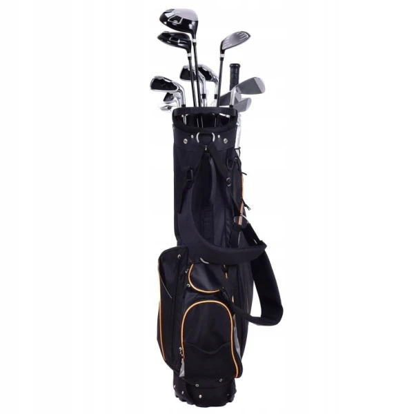 Torba golfowa z podpórką COSTWAY lekka torba na kije golfowe, 8 przegród