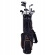 Torba golfowa z podpórką COSTWAY lekka torba na kije golfowe, 8 przegród