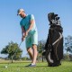 Torba golfowa z podpórką COSTWAY lekka torba na kije golfowe, 8 przegród