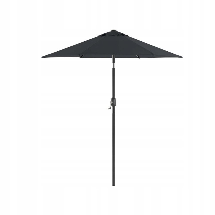 Parasol ogrodowy Ø 2 m - składany, szary, ochrona UV SONGMICS