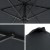 Parasol ogrodowy Ø 2 m - składany, szary, ochrona UV SONGMICS