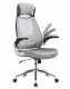 Ergonomiczny fotel biurowy SONGMICS regulowany, obrotowy, szary