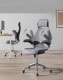 Ergonomiczny fotel biurowy SONGMICS regulowany, obrotowy, szary