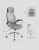 Ergonomiczny fotel biurowy SONGMICS regulowany, obrotowy, szary