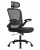 Ergonomiczny fotel biurowy SONGMICS regulowany, obrotowy, czarny