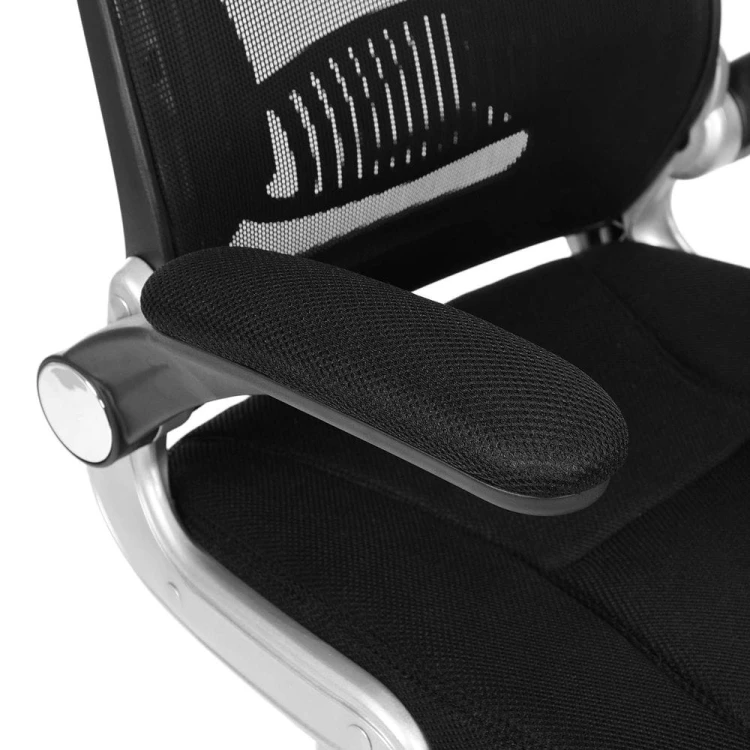 Ergonomiczny fotel biurowy SONGMICS regulowany, siatkowy, czarny