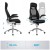 Ergonomiczny fotel biurowy SONGMICS regulowany, siatkowy, czarny