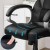 Fotel biurowy ergonomiczny SONGMICS z ekoskóry PU, do 150 kg, czarny