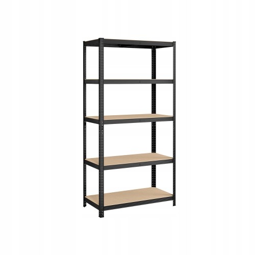 Regał magazynowy SONGMICS 5 półek do 120 kg, metalowy, czarny