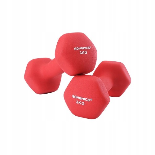 Hantle neoprenowe 2x3 kg - hantle do ćwiczeń, antypoślizgowe SONGMICS