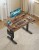 Biurko elektryczne 100 x 60 cm wysokość 72-120 cm, rustykalny brąz SONGMICS