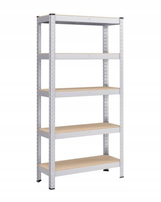 Regał magazynowy na narzędzia SONGMICS metalowy, 5 półek do 130 kg każda