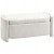Ławka z pojemnikiem HOMCOM tapicerowana kremowa 105 x 44 x 45,5 cm