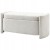 Ławka z pojemnikiem HOMCOM tapicerowana kremowa 105 x 44 x 45,5 cm