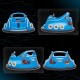 Elektro Bumper Car dla dzieci 12V z pilotem 360° LED Angry Birds niebieski AIYAPLAY
