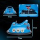 Elektro Bumper Car dla dzieci 12V z pilotem 360° LED Angry Birds niebieski AIYAPLAY