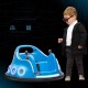 Elektro Bumper Car dla dzieci 12V z pilotem 360° LED Angry Birds niebieski AIYAPLAY