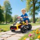 Quad elektryczny dla dzieci AIYAPLAY 12V ATV 3-kołowy MP3 LED żółty