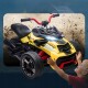 Quad elektryczny dla dzieci AIYAPLAY 12V ATV 3-kołowy MP3 LED żółty